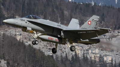 Photo ID 180563 by Luca Fahrni. Switzerland Air Force McDonnell Douglas F A 18C Hornet, J 5004