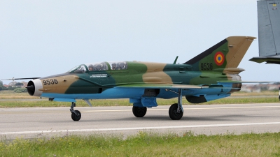 Photo ID 21888 by Jorge Molina. Romania Air Force Mikoyan Gurevich MiG 21UM Lancer B, 9536
