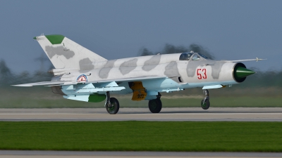 Photo ID 181856 by Peter Terlouw. North Korea Air Force Mikoyan Gurevich MiG 21bis, 53