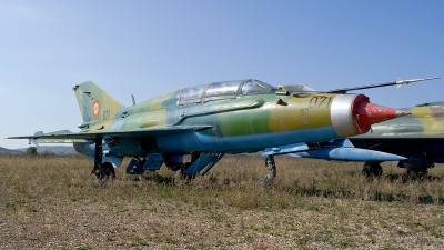 Photo ID 182424 by Alexandru Chirila. Romania Air Force Mikoyan Gurevich MiG 21UM Lancer B, 071