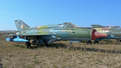 Photo ID 182425 by Alexandru Chirila. Romania Air Force Mikoyan Gurevich MiG 21MF Lancer A, 9702