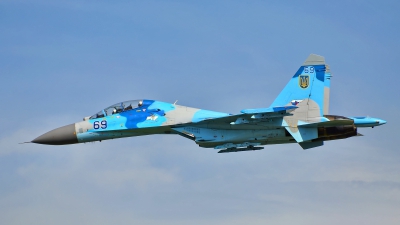 Photo ID 182695 by Radim Spalek. Ukraine Air Force Sukhoi Su 27UB,  