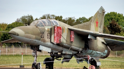 Photo ID 183335 by Alex Staruszkiewicz. Germany Air Force Mikoyan Gurevich MiG 23UB, 20 63