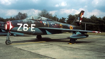 Photo ID 183389 by Carl Brent. Belgium Air Force Republic F 84F Thunderstreak, FU 145