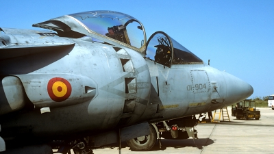 Photo ID 186286 by Carl Brent. Spain Navy McDonnell Douglas AV 8B Harrier II, VA 1A 16
