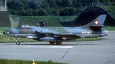 Photo ID 186505 by Rainer Mueller. Switzerland Air Force Hawker Hunter F58A, J 4114