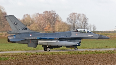 Photo ID 187072 by Jan Eenling. Netherlands Air Force General Dynamics F 16AM Fighting Falcon, J 058