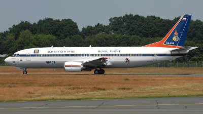 Photo ID 22468 by Klemens Hoevel. Thailand Air Force Boeing 737 448, HS HRH