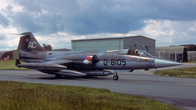Photo ID 189209 by Eric Tammer. Netherlands Air Force Lockheed RF 104G Starfighter, D 8105