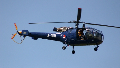 Photo ID 189318 by Jan Eenling. Netherlands Air Force Aerospatiale SA 316B Alouette III, A 301