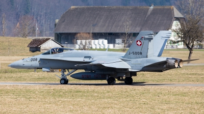 Photo ID 190076 by Andreas Zeitler - Flying-Wings. Switzerland Air Force McDonnell Douglas F A 18C Hornet, J 5008