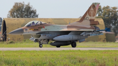 Photo ID 193211 by Stamatis Alipasalis. Israel Air Force General Dynamics F 16C Fighting Falcon, 543