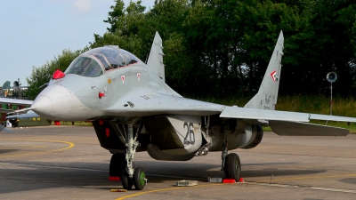 Photo ID 22973 by Markus Schrader. Hungary Air Force Mikoyan Gurevich MiG 29UB 9 51, 26