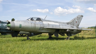 Photo ID 23326 by Jörg Pfeifer. Czechoslovakia Air Force Mikoyan Gurevich MiG 21F 13, 0109