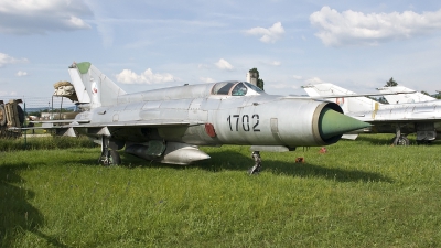 Photo ID 23204 by Jörg Pfeifer. Slovakia Air Force Mikoyan Gurevich MiG 21R, 1702