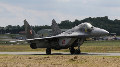 Photo ID 202606 by Coert van Breda. Poland Air Force Mikoyan Gurevich MiG 29A 9 12A, 40