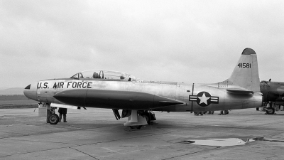 Photo ID 23458 by Eric Tammer. USA Air Force Lockheed T 33A Shooting Star, 54 1581