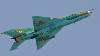 Photo ID 197196 by Alexandru Chirila. Romania Air Force Mikoyan Gurevich MiG 21UM Lancer B, 9536