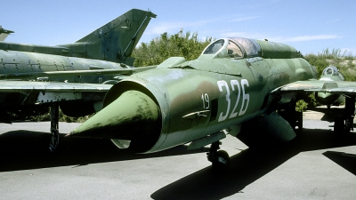 Photo ID 197789 by Joop de Groot. Bulgaria Air Force Mikoyan Gurevich MiG 21R, 326