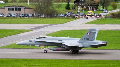Photo ID 203394 by Agata Maria Weksej. Switzerland Air Force McDonnell Douglas F A 18C Hornet, J 5023