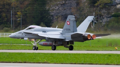 Photo ID 203623 by Agata Maria Weksej. Switzerland Air Force McDonnell Douglas F A 18C Hornet, J 5006