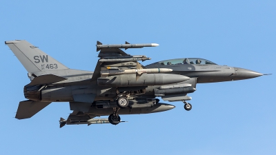 Photo ID 203785 by Thomas Ziegler - Aviation-Media. USA Air Force General Dynamics F 16D Fighting Falcon, 91 0463