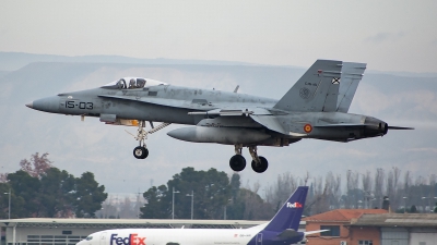Photo ID 203932 by Adolfo Bento de Urquia. Spain Air Force McDonnell Douglas C 15 Hornet EF 18A, C 15 16