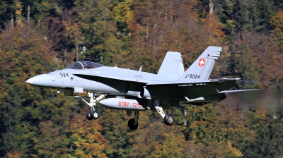 Photo ID 204991 by Milos Ruza. Switzerland Air Force McDonnell Douglas F A 18C Hornet, J 5024