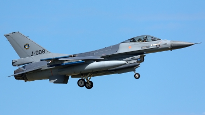 Photo ID 205269 by Thomas Ziegler - Aviation-Media. Netherlands Air Force General Dynamics F 16AM Fighting Falcon, J 008