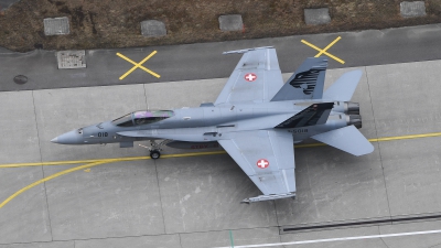 Photo ID 205733 by Luca Fahrni. Switzerland Air Force McDonnell Douglas F A 18C Hornet, J 5018