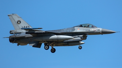 Photo ID 206079 by Thomas Ziegler - Aviation-Media. Netherlands Air Force General Dynamics F 16AM Fighting Falcon, J 643