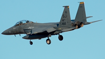 Photo ID 206542 by Alex Jossi. USA Air Force McDonnell Douglas F 15E Strike Eagle, 89 0492