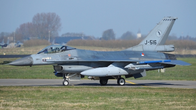 Photo ID 207562 by Peter Boschert. Netherlands Air Force General Dynamics F 16AM Fighting Falcon, J 516