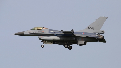 Photo ID 209108 by Frank Kloppenburg. Netherlands Air Force General Dynamics F 16AM Fighting Falcon, J 003