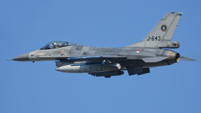 Photo ID 209157 by Rainer Mueller. Netherlands Air Force General Dynamics F 16AM Fighting Falcon, J 643