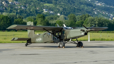 Photo ID 211841 by Martin Thoeni - Powerplanes. Switzerland Air Force Pilatus PC 6 B2 H2M 1 Turbo Porter, V 632