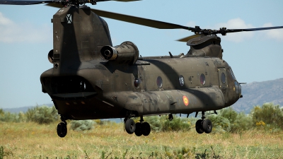 Photo ID 212128 by Carl Brent. Spain Army Boeing Vertol CH 47D Chinook, HT 17 18