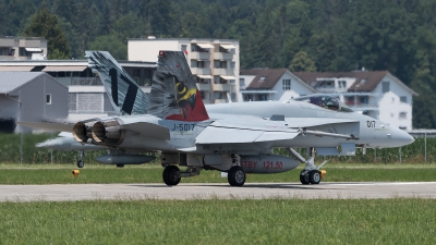 Photo ID 212716 by Luca Fahrni. Switzerland Air Force McDonnell Douglas F A 18C Hornet, J 5017
