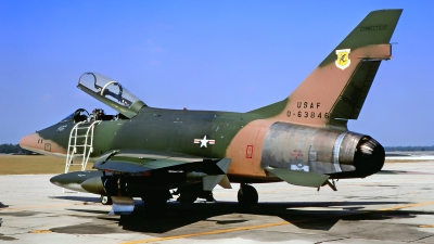 Photo ID 213291 by Gerrit Kok Collection. USA Air Force North American F 100F Super Sabre, 56 3846