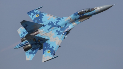 Photo ID 214862 by Lars Kitschke. Ukraine Air Force Sukhoi Su 27UB1M, B 1831M1
