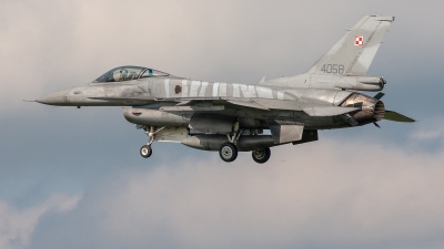 Photo ID 216501 by Sascha Gaida. Poland Air Force General Dynamics F 16C Fighting Falcon, 4058
