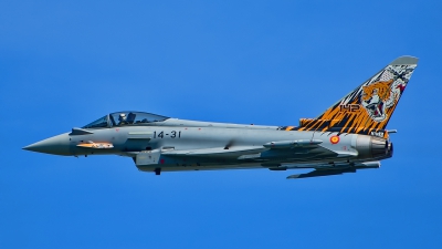Photo ID 217567 by Radim Spalek. Spain Air Force Eurofighter C 16 Typhoon EF 2000S, C 16 73