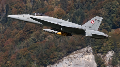 Photo ID 217795 by Luca Fahrni. Switzerland Air Force McDonnell Douglas F A 18C Hornet, J 5021