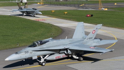 Photo ID 217896 by Luca Fahrni. Switzerland Air Force McDonnell Douglas F A 18C Hornet, J 5021