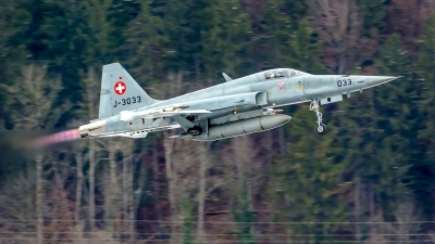 Photo ID 219228 by Martin Thoeni - Powerplanes. Switzerland Air Force Northrop F 5E Tiger II, J 3033