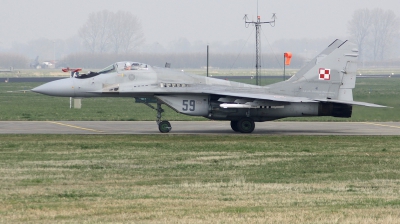 Photo ID 219754 by Arie van Groen. Poland Air Force Mikoyan Gurevich MiG 29A 9 12A, 59