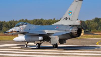 Photo ID 220427 by Hans Rödel. Netherlands Air Force General Dynamics F 16AM Fighting Falcon, J 646