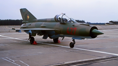 Photo ID 220705 by Gerrit Kok Collection. East Germany Air Force Mikoyan Gurevich MiG 21MF, 427