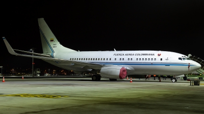 Photo ID 221630 by Thomas Ziegler - Aviation-Media. Colombia Air Force Boeing 737 74V, FAC0001