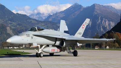 Photo ID 222400 by Ludwig Isch. Switzerland Air Force McDonnell Douglas F A 18C Hornet, J 5021